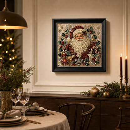 The Warmest Welcome displayed in an elegant Christmas dining room.